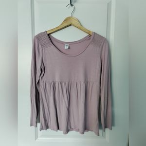 Old Navy long sleeve maternity shirt